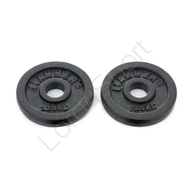 Obciążenie czarne HAMMER 2x1,25kg