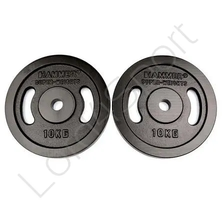 Obciążenie czarne HAMMER 2x10kg