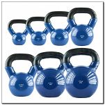 Kettelbell żeliwny pokryty winylem KNV 24 kg HMS - 3