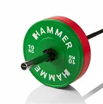 Zestaw olimpijskich aluminiowych zacisków na gryf 50mm HAMMER - 2