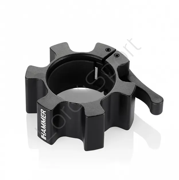 Zestaw olimpijskich aluminiowych zacisków na gryf 50mm HAMMER