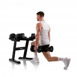 Zestaw hantli regulowanych ze stojakiem HAMMER SMARTLOCK 2x20 kg - 4