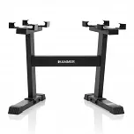 Zestaw hantli regulowanych ze stojakiem HAMMER SMARTLOCK 2x20 kg - 25