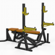 Ławka regulowana ze stojakami J-01 MASTER SPORT - 2