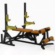 Ławka regulowana ze stojakami J-01 MASTER SPORT - 4