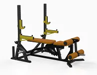 Ławka regulowana ze stojakami J-01 MASTER SPORT - 4