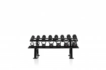 Stojak na hantle i kettlebells HAMMER