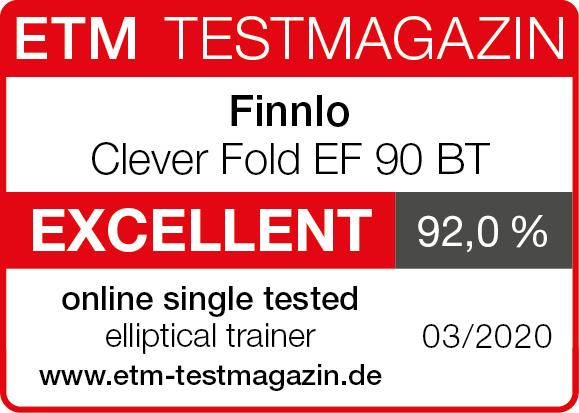 Zapraszamy do zapoznania się z wynikami testu orbitreka składanego FINNLO CLEVERFOLD EF90 BT w kategorii „Best Of”. Rower został przetestowany w magazynie ETM Testing.